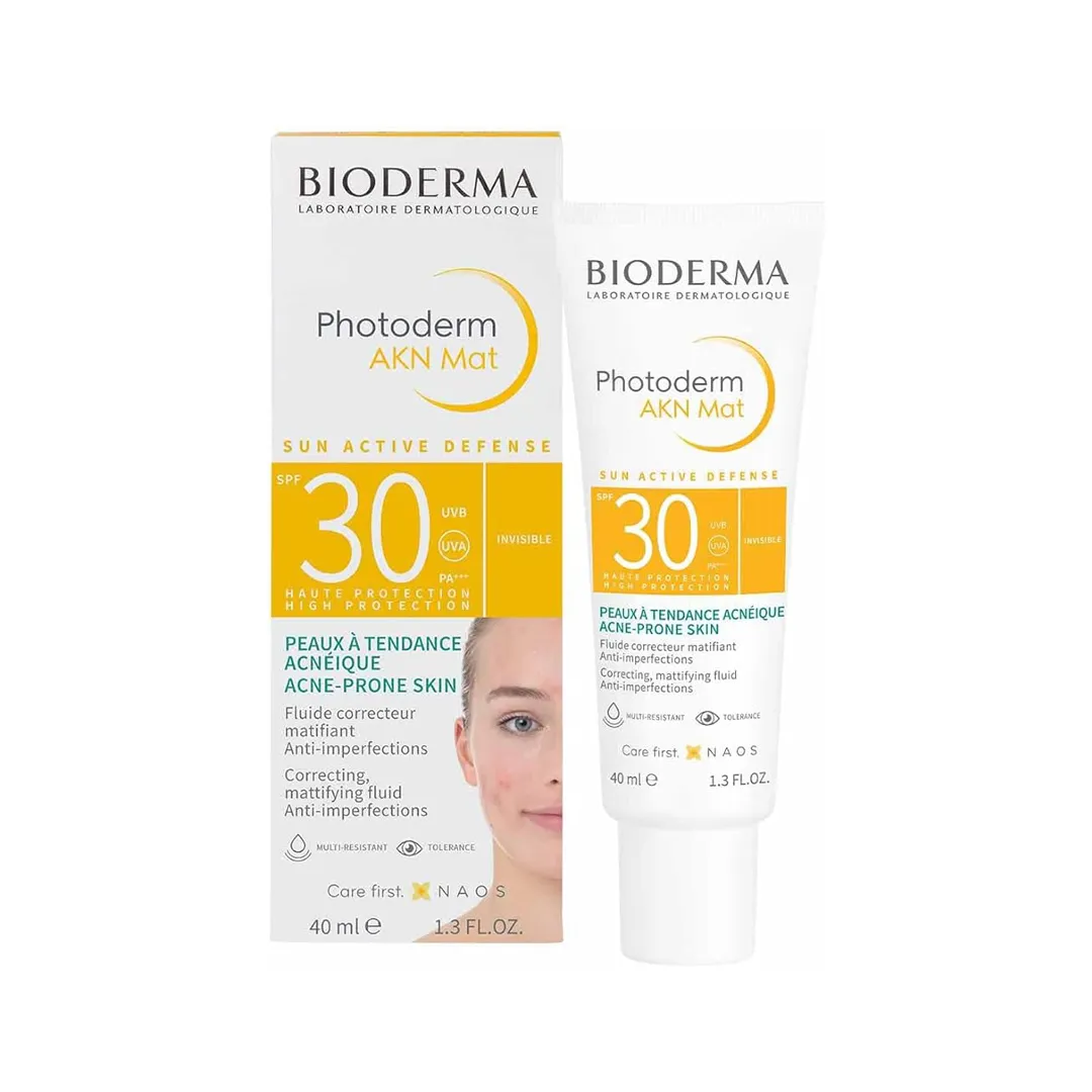 UnihealthUnimed Ltd (BioDerma) Bioderma Photoderm AKN Mat Fluid SPF 30 UVB (UVA) 40ml - Buy Online at Drubotara Bangladesh