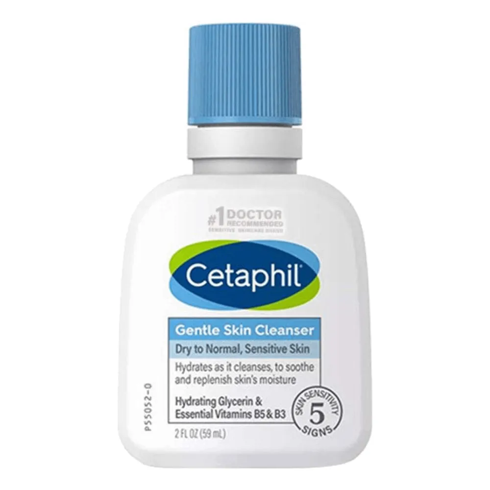 Cetaphil Cetaphil Gentle Skin Cleanser for Normal to Dry Skin with Glycerin, Vitamin B3 & B5 59ml - Buy Online at Drubotara Bangladesh