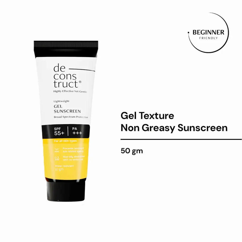 Deconstruct Deconstruct Lightweight Gel Water Resistant Sunscreen for Oily Skin SPF 55+ PA+++ 50g - Product Image 2 | Drubotara