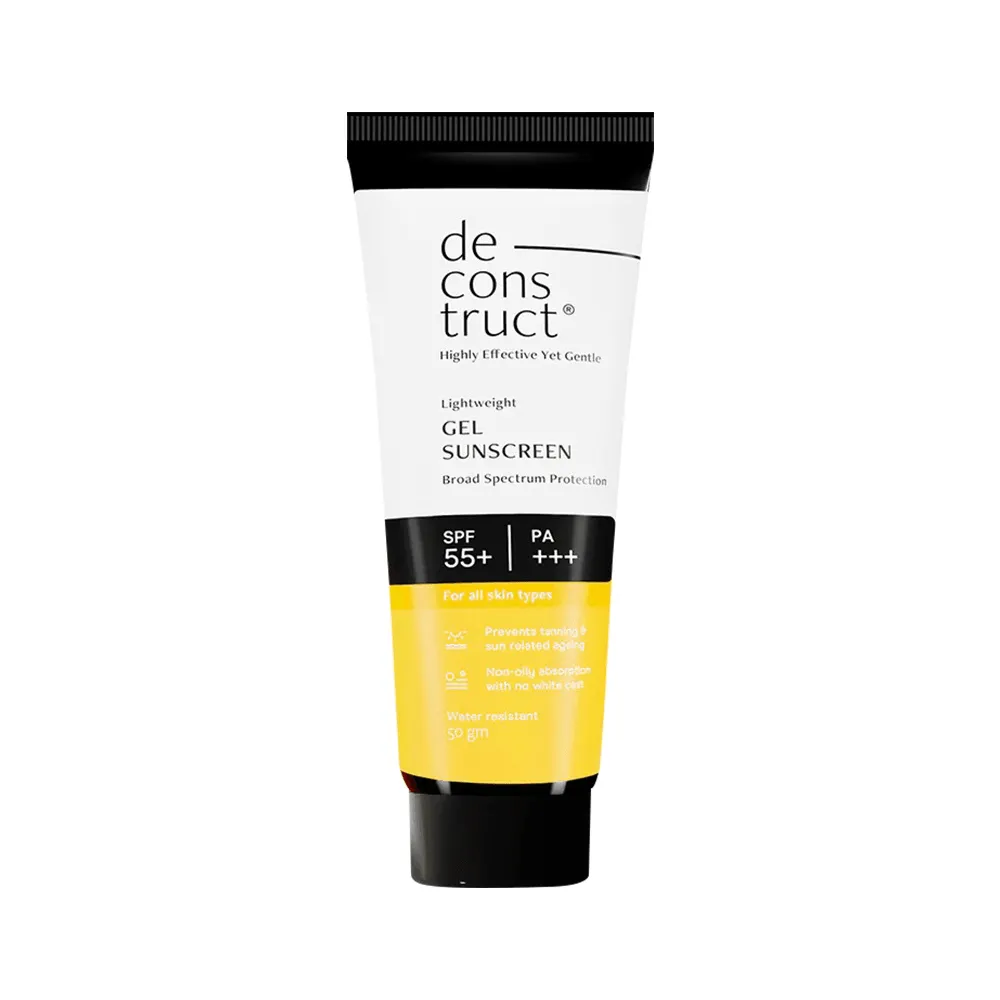 Deconstruct Deconstruct Lightweight Gel Water Resistant Sunscreen for Oily Skin SPF 55+ PA+++ 50g - Buy Online at Drubotara Bangladesh