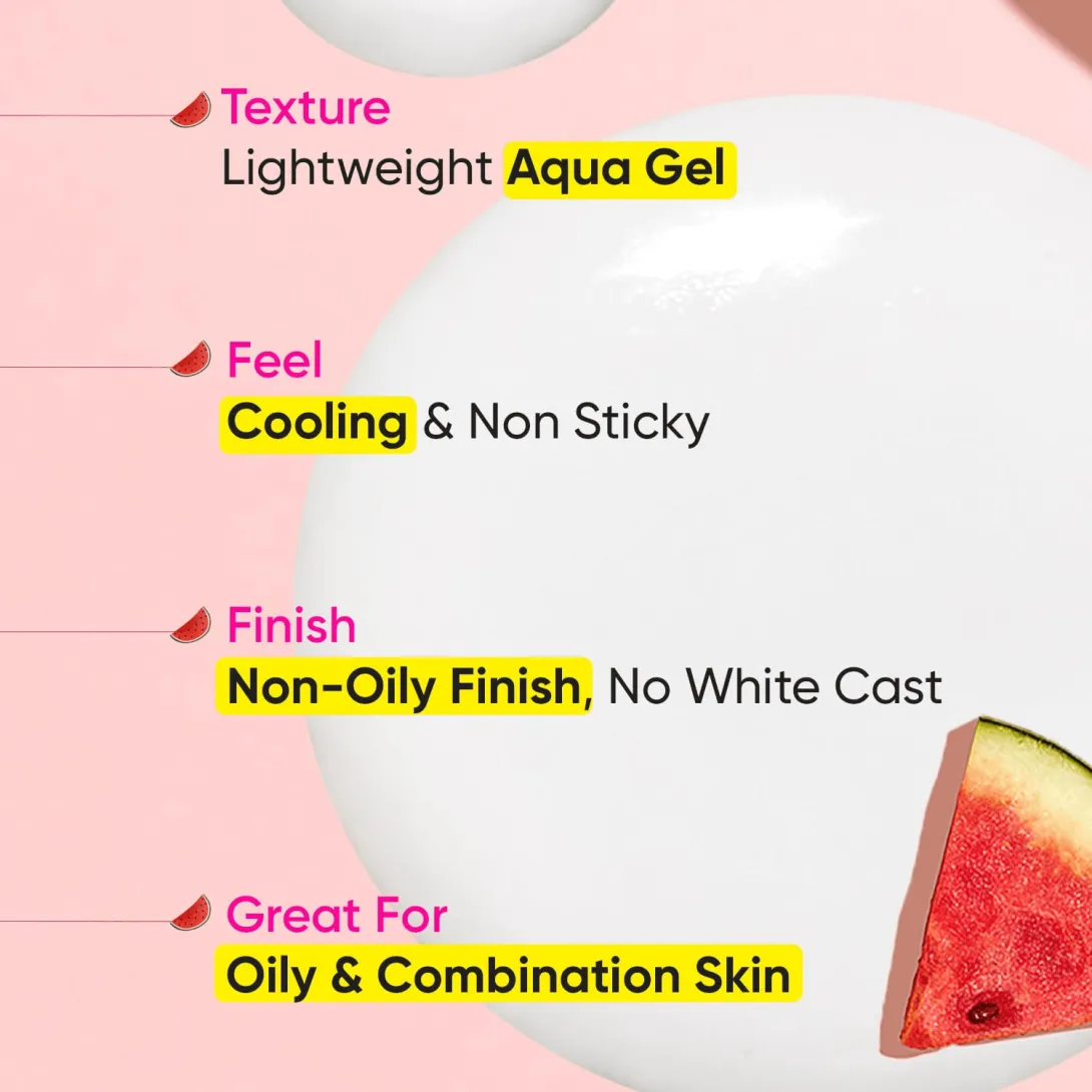 Dot & Key Dot & Key Watermelon Cooling Sunscreen SPF 50+ PA++++ with Hyaluronic Acid 80g - Product Image 2 | Drubotara