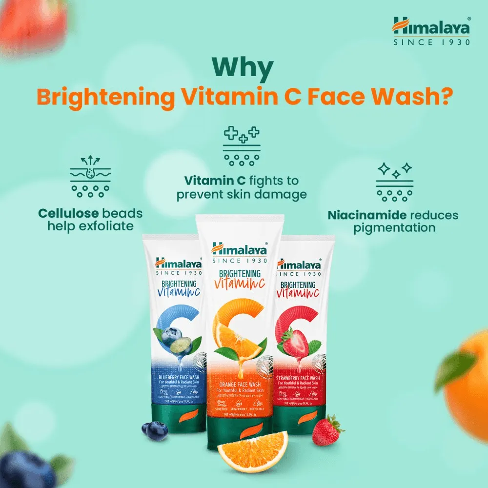 Himalaya Bangladesh Himalaya Brightening Vitamin C Orange Face Wash 100ml - Product Image 5 | Drubotara