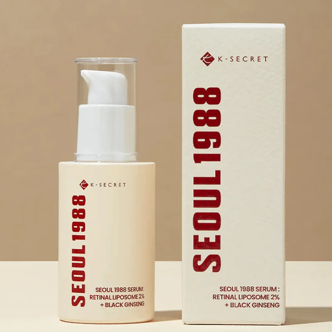 K-SECRET K Secret Seoul 1988 Serum with Retinol Liposome 2% + Black Ginseng - Buy Online at Drubotara Bangladesh