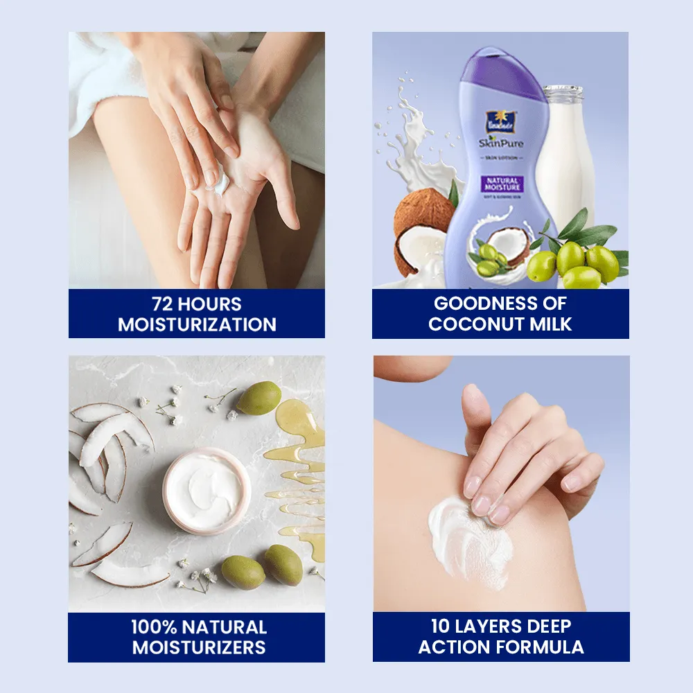 Marico Bangladesh Parachute SkinPure Skin Lotion Natural Moisture 200ml - Product Image 5 | Drubotara