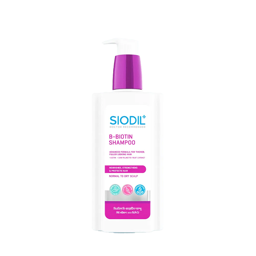Siodil Siodil B- Biotin Shampoo 200ml - Buy Online at Drubotara Bangladesh