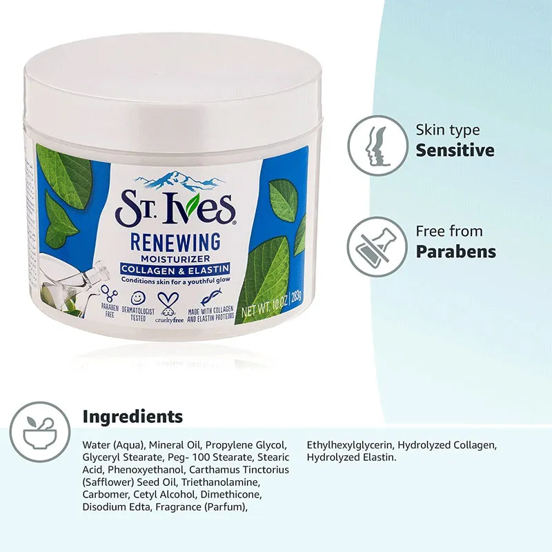 ST. Ives St. Ives Renewing Moisturizer with Collagen & Elastin Moisturizer 283g - Product Image 2 | Drubotara
