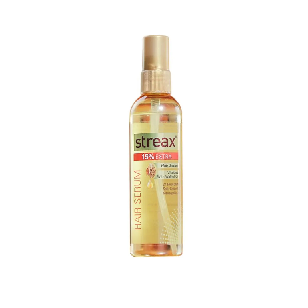 Streax Streax Hair Serum Vitalized With Walnut Oil 115ml - Buy Online at Drubotara Bangladesh