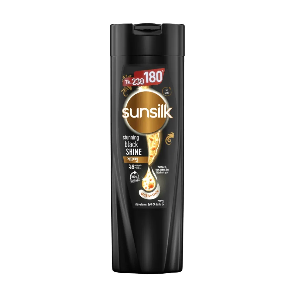 Sunsilk Stunning Black Shine Shampoo 170ml
