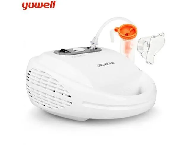 Yuwell 403-AI Heavy Duty Piston Compressor Nebulizer with Complete Mask Kit