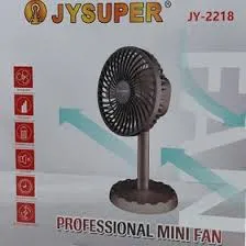 JY-2218 Portable USB Charging Mini Table Fan for Home, Office, and Travel