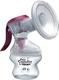 Tommee Tippee Made for Me Portable Manual Breast Pump with Cushioned Silicone Cup