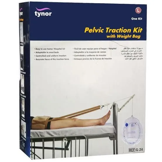 Tynor Pelvic Traction Kit with Weight Bag (Model G-24) - Medium Size