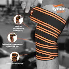 Tynor Sport Knee Support Wrap for Weightlifting
