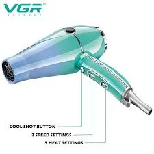 VGR Voyager V452 High-Power Pro Salon Hair Dryer - Gradient Cyan & Blue