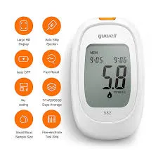 Yuwell Diabetes Test Meter with Lancing Device and Strips